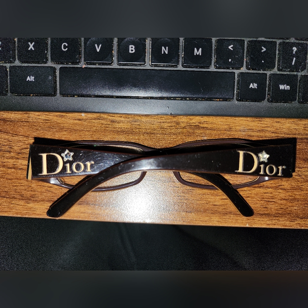 Christian Dior crystal star reading glasses